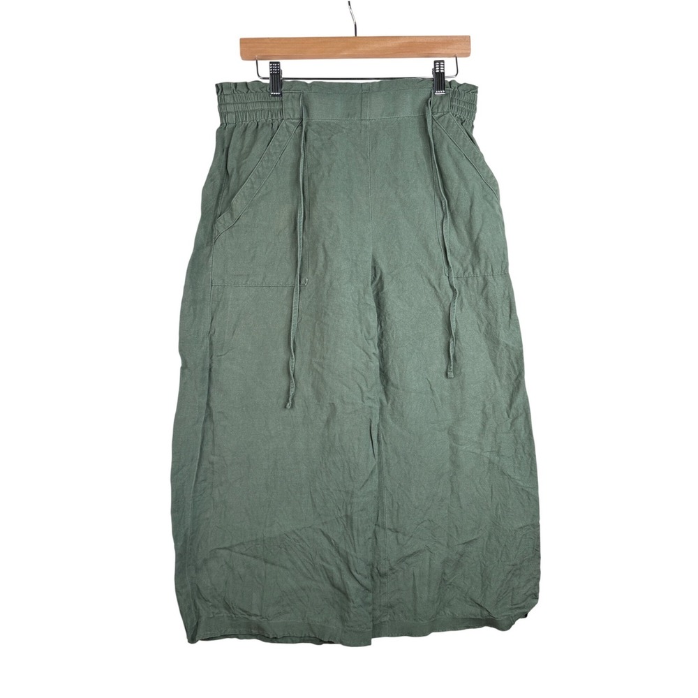 LOFT Olive Green Wide Leg Pants